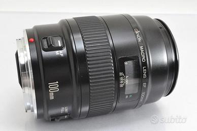 Canon EF 100mm F/2.8 Macro Lens (eccellente) 