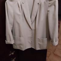 giacca sfoderata  colore beige oversize 