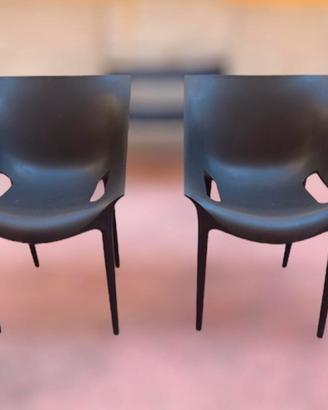 2 Sedie Kartell Mod. Dr. Yes Design Philippe Stark