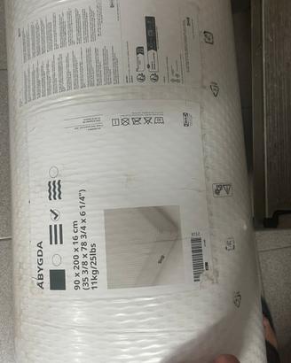 Letto singolo ikea MALM NUOVO + materasso nuovo