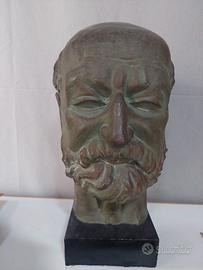 Scultura in gesso patinato bronzo