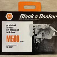 BLACK&DECKER Vintage Pubblicita' trapano anni '60