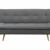 DAKOTA - Divanetto clic clac a 3 posti antracite