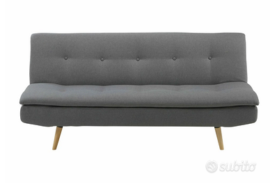 DAKOTA - Divanetto clic clac a 3 posti antracite