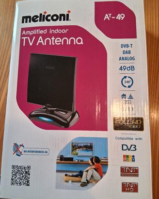 2 Antenne da interno Meliconi potenziate  49 db 