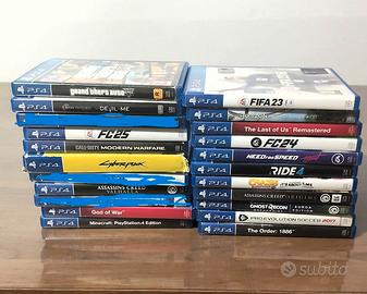 Lotto giochi Playstation 4 - leggi descrizione