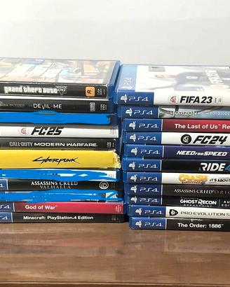 Lotto giochi Playstation 4 - leggi descrizione