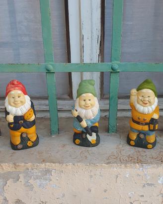 3 nani da giardino 