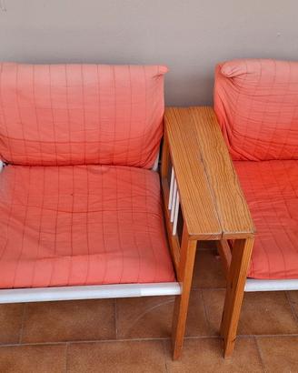 poltroncine in legno 