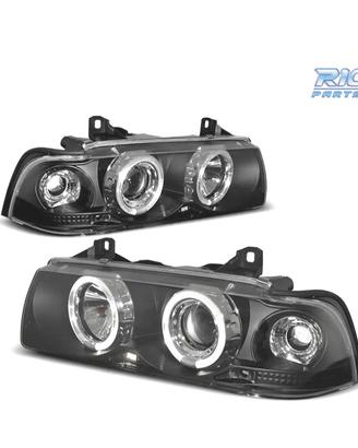 FARI BMW E36 92-98 COUPE CCFL OCCHI ANGEL FONDO NE