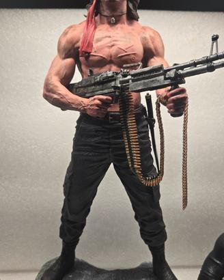 3d figures film STALLONE triplefast -  resina -