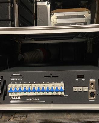 Dimmer dmx ADB Microrack 12x3 con uscite Socapex