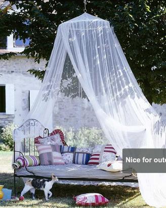 Zanzariera bianca grande 2,5m