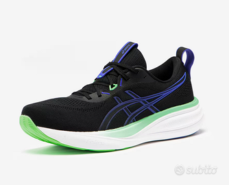Scarpe running uomo Asics GEL PULSE 17 nero-verde