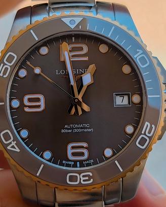 Longines Hydroconquest 39mm + inserti PVD oro rosa