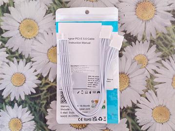 Cavo sleeve PCI-e 5.0 12VHPWR.