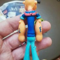 BRACCIO DI FERRO IN GOMMA ANNI 80,