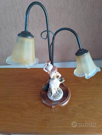 Lampada da tavolo tipo Capodimonte