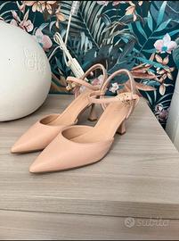 Scarpe donna con tacco basso