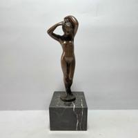 Scultura in bronzo donna nuda primi '900