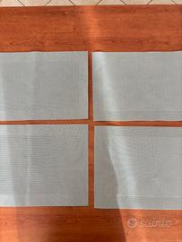 Set 4 tovagliette all’americana grigio chiaro