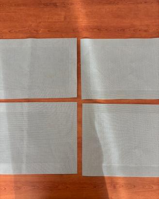 Set 4 tovagliette all’americana grigio chiaro