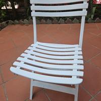 tavolo, sedie e panca