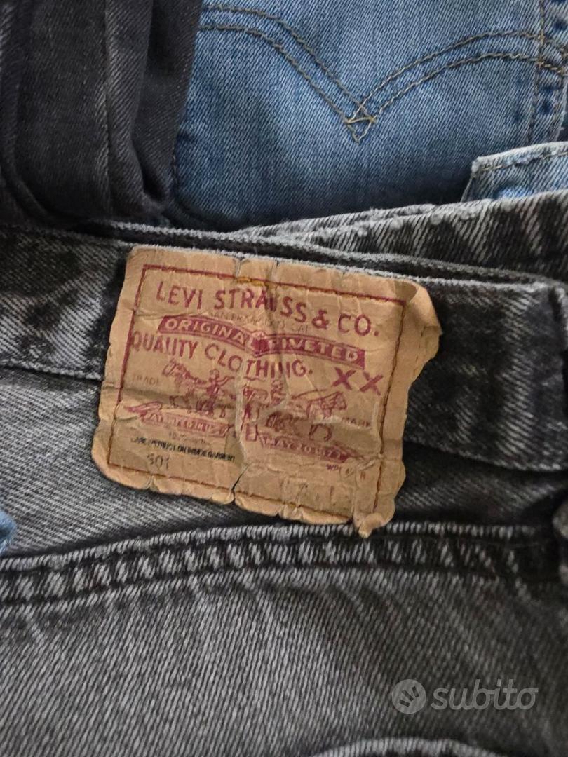 Lotto All'ingrosso 20 Paia Di Jeans Uomo Levi's Grado B - Misure Varie, Blu/nero - Ideale Per Rivenditori - Foto 1
