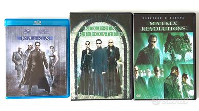 Blu-ray e DVD Matrix trilogia