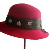 Cappello Tirolese rosso donna