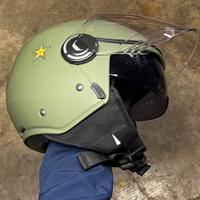 CASCO L  JET   CABERG con visiera/visierino sole