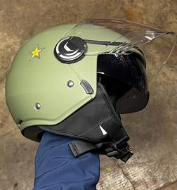 CASCO L  JET   CABERG con visiera/visierino sole