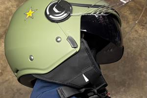 CASCO L  JET   CABERG con visiera/visierino sole