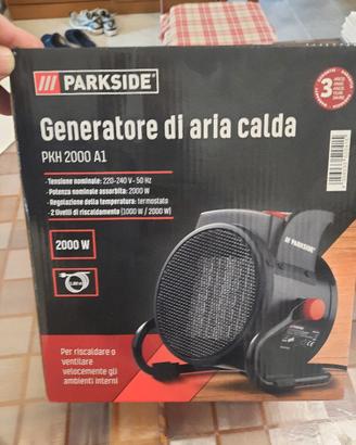 generatore aria calda parkside 