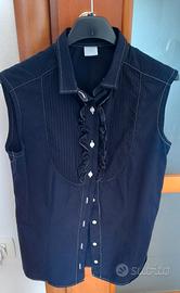 Camicia donna blu
