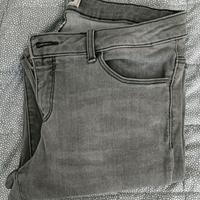 Jeans grigi vita bassa