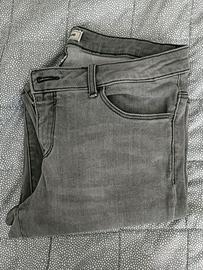 Jeans grigi vita bassa