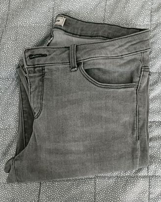 Jeans grigi vita bassa