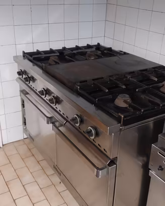 cucina professionale a gas