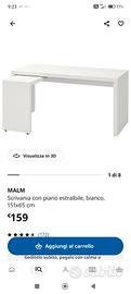 scrivania ikea malm