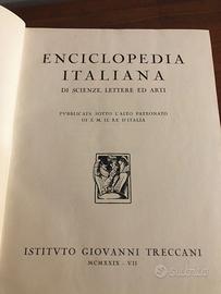 Treccani Prima Edizione 1929 Completa 36 Volumi