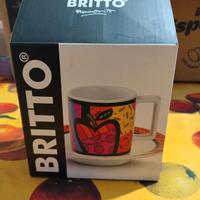 tazzina da caffe dell'artista pop Romero Britto