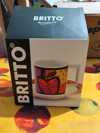 tazzina da caffe dell'artista pop Romero Britto