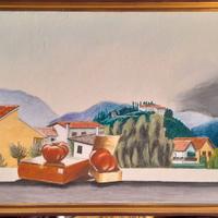 21. dipinto "i colli dalla terrazza"