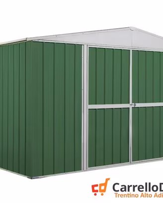 Box in lamiera di Acciaio 360x260cm 9mq verde