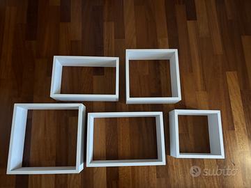 Set mensole forma quadrata
