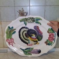 Piatto decorativo tacchino