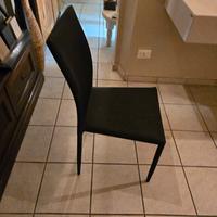 sedia in tessuto impermeabile colore nero