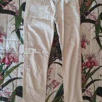 Jeans donna bianco Sisley estivo Tg.38 Originale