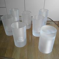 Bicchieri da cocktail, liquori e amari in vetro